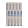 Tapis d'extérieur et d'intérieur bleu beige gris en polyester Bizzotto Hada Promotion