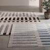 Tapis d'extérieur et d'intérieur bleu beige gris en polyester Bizzotto Hada Offre
