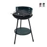 Ronde houtskoolbarbecue met verstelbaar grillrooster Ø 42cm Zafro Aanbieding