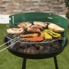 Ronde houtskoolbarbecue met verstelbaar grillrooster Ø 42cm Zafro Model