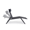Chaise longue de jardin inclinable avec coussin Bizzotto Krion 