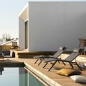 Chaise longue de jardin inclinable avec coussin Bizzotto Krion Réductions