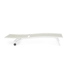Chaise longue de jardin inclinable avec roues Cleopas Caractéristiques
