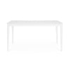 Table d'extérieur moderne 160x90cm en aluminium Bizzotto Nebula Réductions