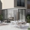 Table d'extérieur moderne 160x90cm en aluminium Bizzotto Nebula Vente