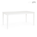 Table d'extérieur moderne 160x90cm en aluminium Bizzotto Nebula Promotion