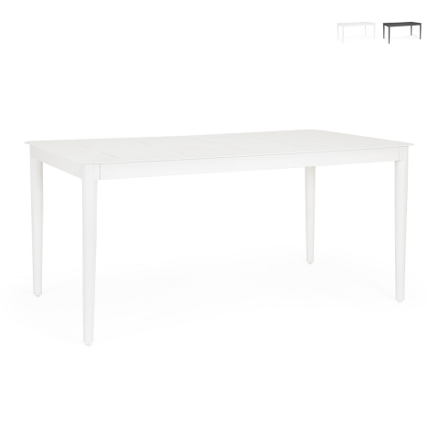 Moderne tuintafel 160x90 cm aluminium Bizzotto Nebula Aanbieding