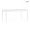Table d'extérieur moderne 160x90cm en aluminium Bizzotto Nebula Promotion