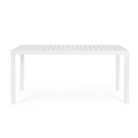 Table de jardin rectangulaire 150x80 cm en aluminium Bizzotto Hilde Dimensions