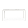 Table de jardin rectangulaire 150x80 cm en aluminium Bizzotto Hilde Dimensions