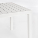 Table de jardin rectangulaire 150x80 cm en aluminium Bizzotto Hilde Prix