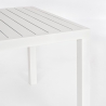 Table de jardin rectangulaire 150x80 cm en aluminium Bizzotto Hilde Prix