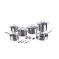 Batterie de cuisine 15 pièces en acier inoxydable Ardia Promotion