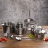 Batterie de cuisine 15 pièces en acier inoxydable Ardia Offre