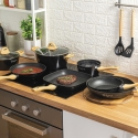 Batterie de cuisine 10 pièces en aluminium antiadhésif Fuji Vente