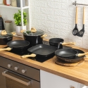 Batterie de cuisine 10 pièces en aluminium antiadhésif Fuji Modèle
