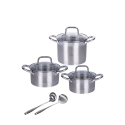 Batterie de cuisine 8 pièces accessoires en acier inoxydable 18/0 Sovra Promotion