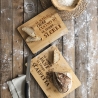 Houten snijplank 39x28cm Si scrive pane, si legge scarpetta Verkoop