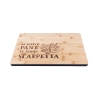 Houten snijplank 39x28cm Si scrive pane, si legge scarpetta Aanbod