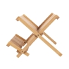 Égouttoir pliable en bois de bambou 45x28x25 cm Ravi Réductions