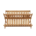 Égouttoir pliable en bois de bambou 45x28x25 cm Ravi Catalogue
