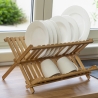 Égouttoir pliable en bois de bambou 45x28x25 cm Ravi Choix