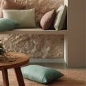 Coussin rectangulaire d'extérieur 60x40 cm déperlant mélangé Dilana Catalogue