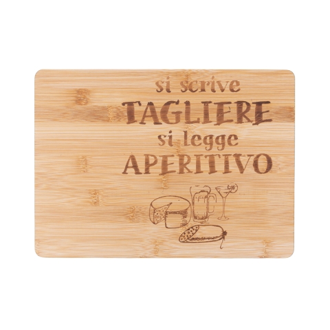 Planche à découper en bois 33x24 cm Si tu lis "planche," pense "apéro" Promotion
