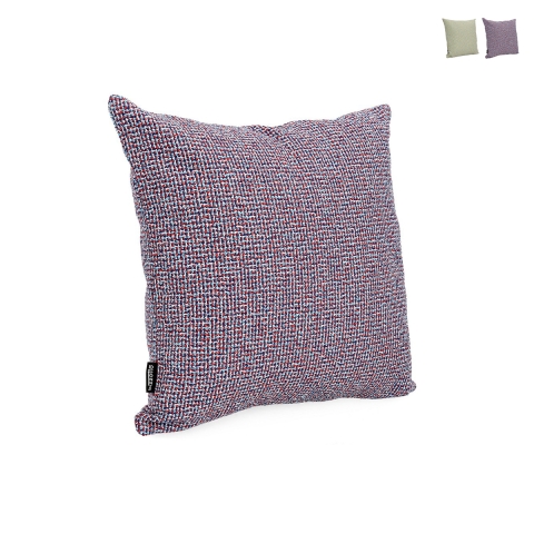 Coussin carré 50x50 cm grand pour extérieur déperlant melange Dilana Promotion