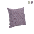 Coussin d'extérieur carré 45x45 cm déperlant mélangé Dilana Promotion
