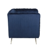 Fauteuil cabriolet en tissu effet velours vintage Ravira Catalogue
