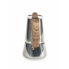 Riko RVS 4-kops koffiezetter met houtlook handvat Aanbod