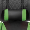 Draaibare en verstelbare gamingstoel met kantelfunctie en dubbele kussen Jovix Model