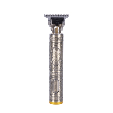 Oplaadbaar elektrisch scheerapparaat voor baard en haar met 4 koppen Buddha Gold Aanbieding