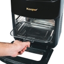 Heteluchtfriteuse 15L met 4 programma's, touchscreen en accessoires Zapa Aanbod