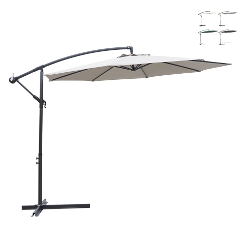 Parasol de jardin déporté 3 m Kios Promotion