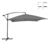 Parasol de jardin déporté 3x2m en acier Kios Offre