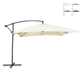 Zweefparasol voor de tuin 3x2m met stalen frame Kios Aanbieding