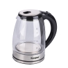 Bouilloire électrique avec carafe en verre, base avec lumière LED 1800W Nashi Réductions