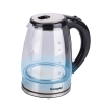 Bouilloire électrique avec carafe en verre, base avec lumière LED 1800W Nashi Remises