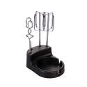 Elektrische handmixer 5 snelheden met turbofunctie en standaard Antonino Korting