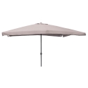Parasol de jardin 3x4 à mât central ouverture par manivelle Cuba Offre