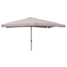 Parasol de jardin 3x4 à mât central ouverture par manivelle Cuba Offre