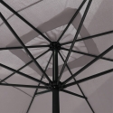 Parasol de jardin 3x4 à mât central ouverture par manivelle Cuba Vente