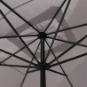 Parasol de jardin 3x4 à mât central ouverture par manivelle Cuba Vente