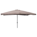 Parasol de jardin 3x4 à mât central ouverture par manivelle Cuba Modèle