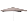 Parasol de jardin 3x4 à mât central ouverture par manivelle Cuba Modèle