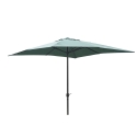 Parasol de jardin à mât central 3x3 en acier Cuba 