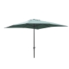 Parasol de jardin à mât central 3x3 en acier Cuba 