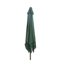 Stalen tuinparasol met centrale paal 3x3 Cuba 